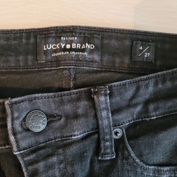 Lucky Brand - Stella Skinny Black Jeans - Picture 4 of 7